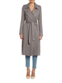 Badgley Mischka - Angelina Solid Trench Coat at Saks Off 5th